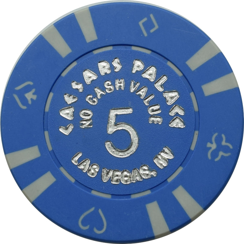 Caesars Palace Casino Las Vegas Nevada $5 NCV Chip 1980s