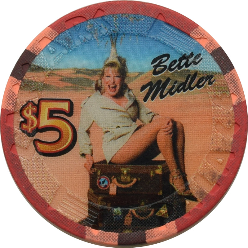 Caesars Palace Casino Las Vegas Nevada $5 Bette Midler Chip 2008
