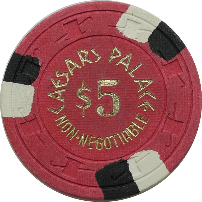 Caesars Palace Casino Las Vegas Nevada $5 Non-Negotiable Chip 1980s