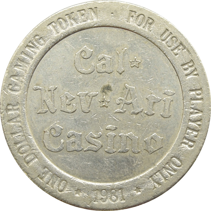 Cal-Nev-Ari Casino NV $1 Token 1981