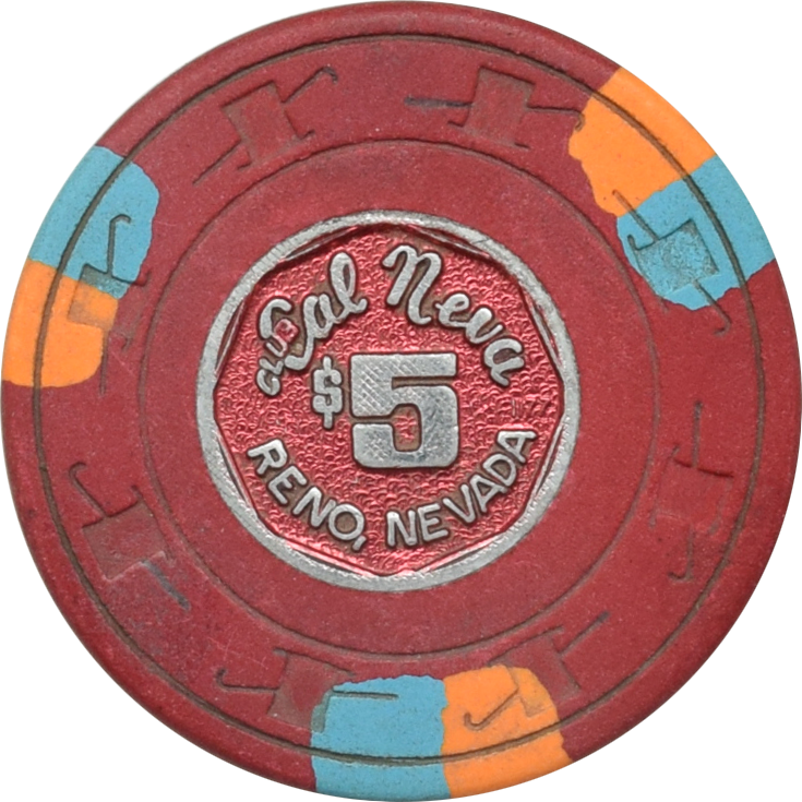 Club Cal-Neva Casino Reno Nevada $5 Chip 1977