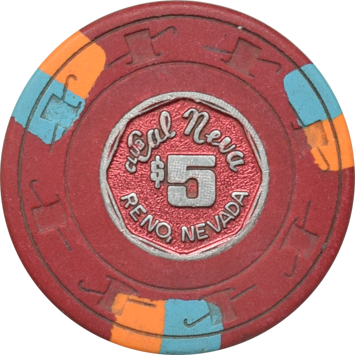 Club Cal-Neva Casino Reno Nevada $5 Chip 1977