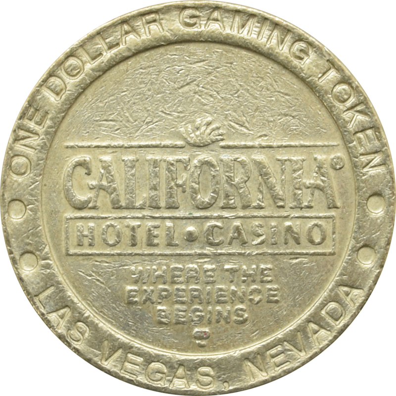 California Hotel Casino Las Vegas Nevada $1 Token 1996