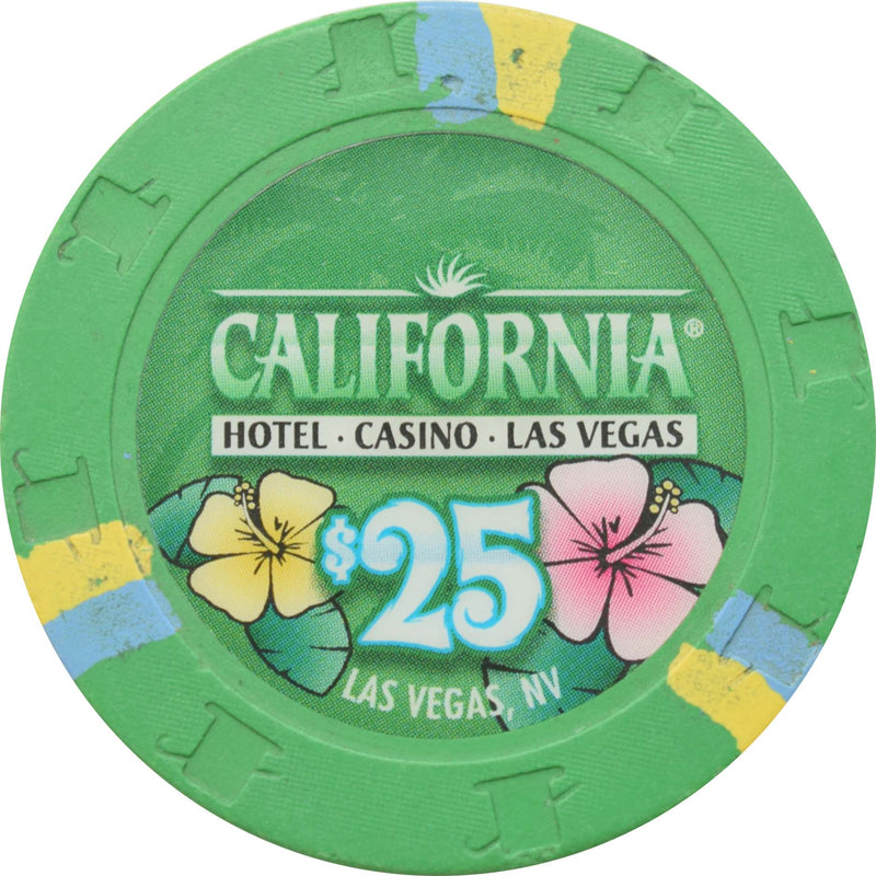 California Hotel Casino Las Vegas Nevada $25 Chip 2008