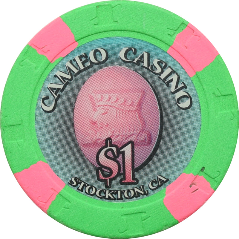 Cameo Casino Stockton CA $1 Chip