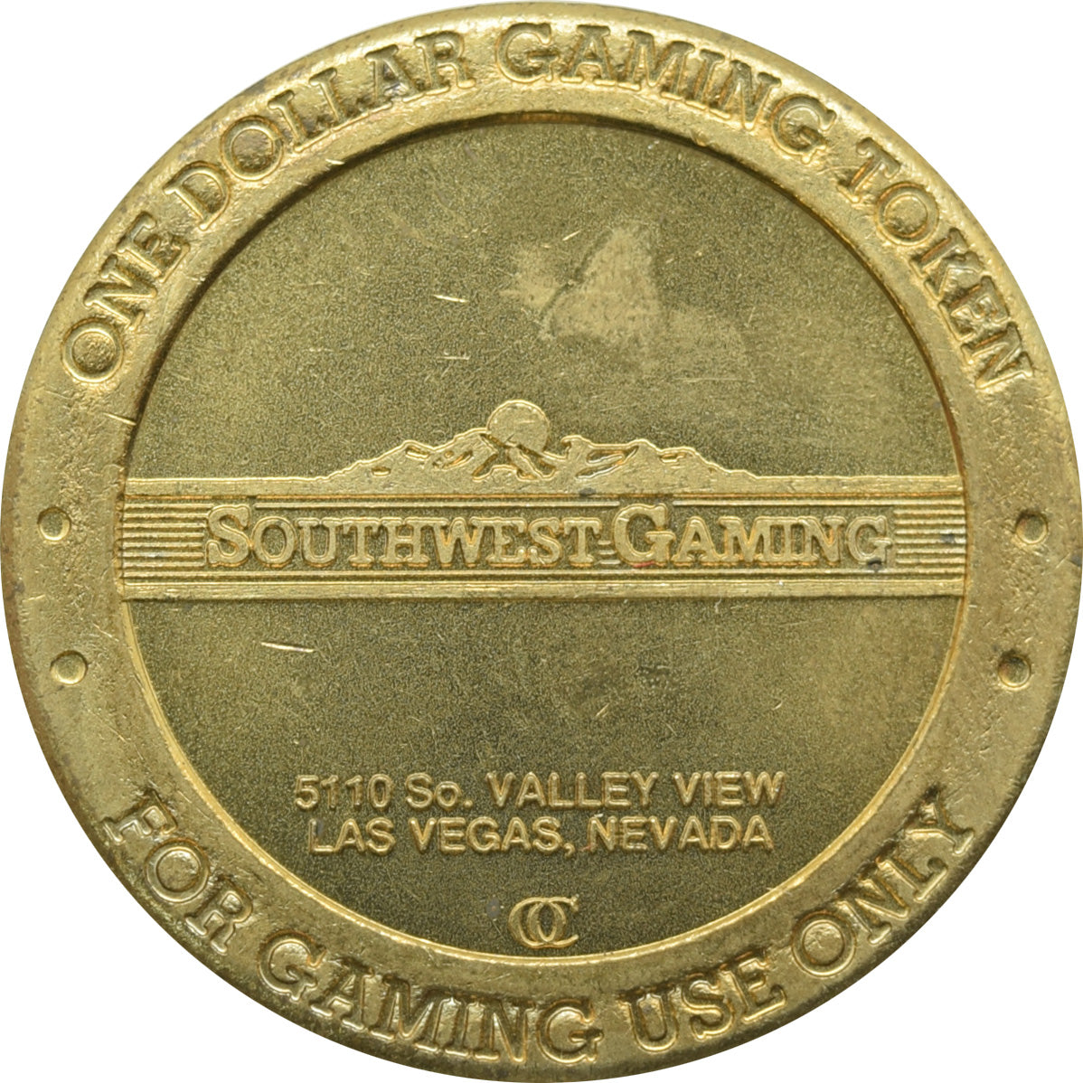 Canyon Gate Food Mart Las Vegas NV $1 Token 1996