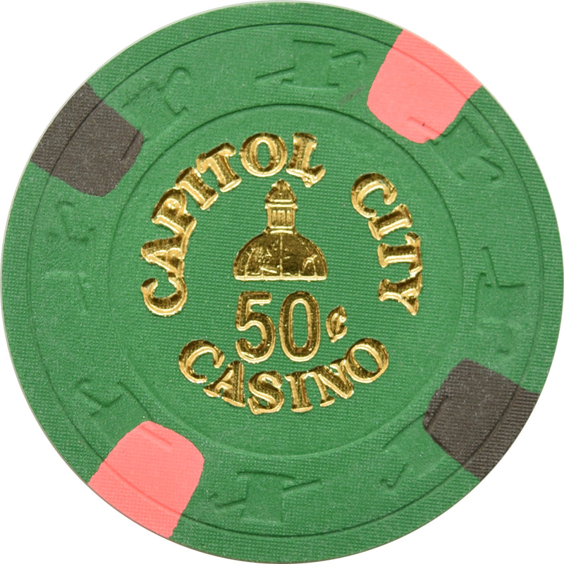 Capitol City Casino Sacramento CA 50 Cent Chip