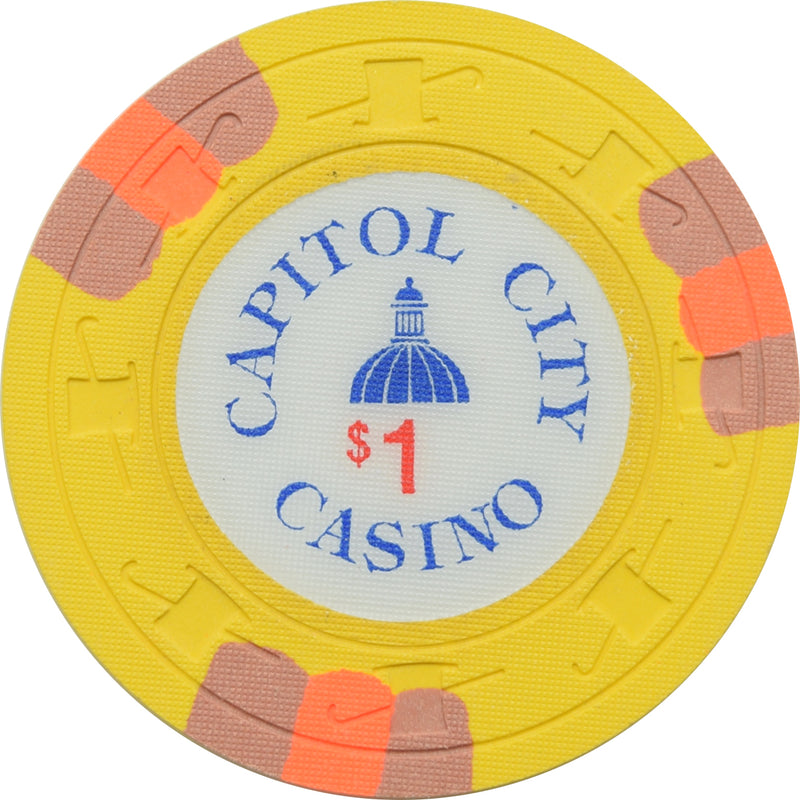 Capitol City Casino Sacramento CA $1 Chip