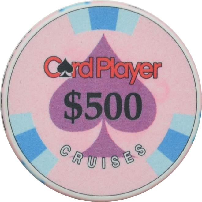 Card Player Cruises $500 Casino Chip