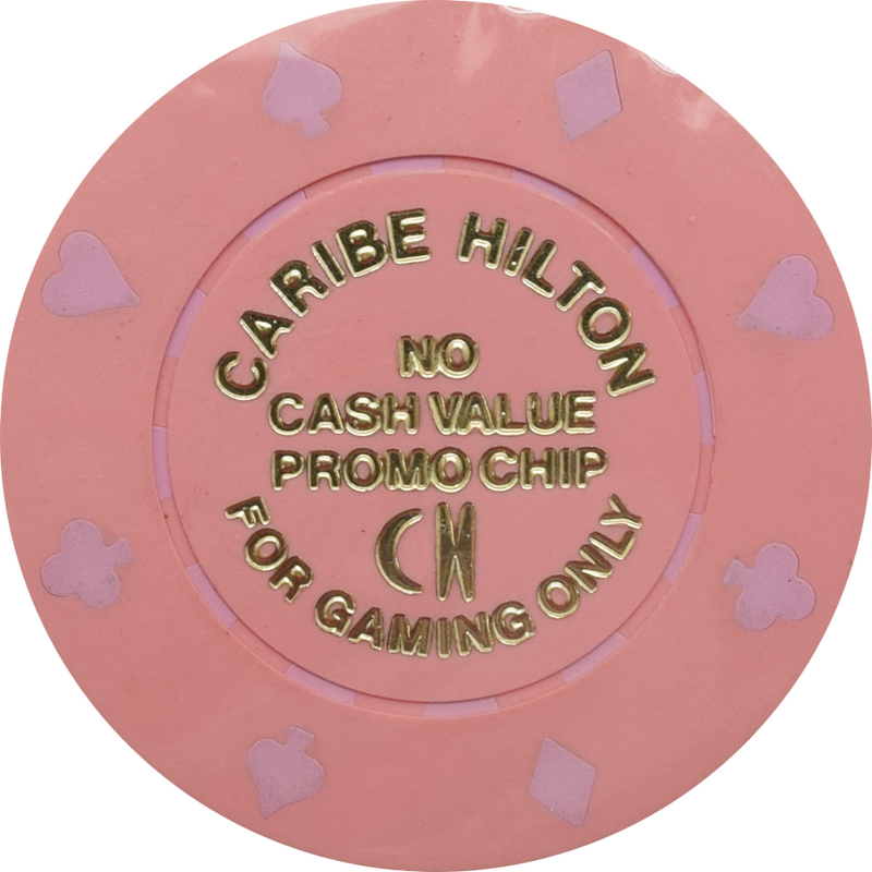 Caribe Hilton Casino San Juan Puerto Rico No Cash Value Promo A Chip