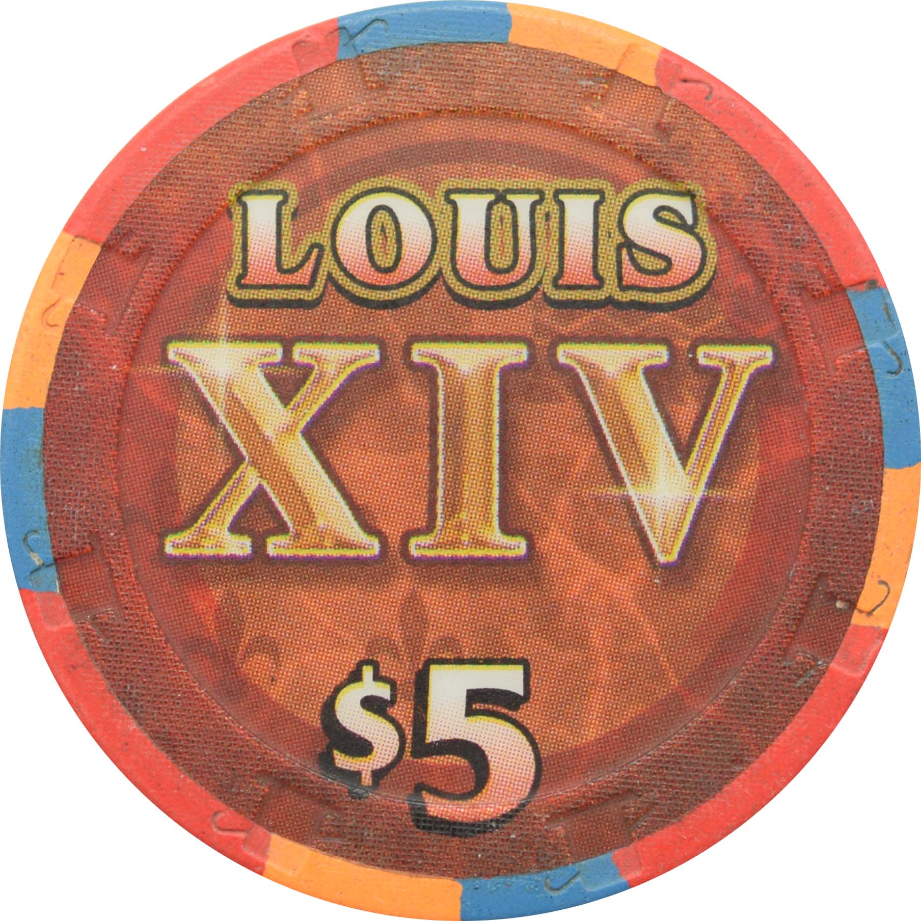 Carnival Spirit Cruise Lines Louis XIV $5 Chip