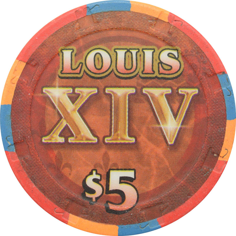 Carnival Spirit Cruise Lines Louis XIV $5 Chip