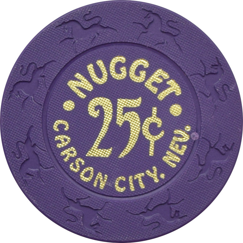 Carson City Nugget Casino Carson City Nevada 25 Cent Chip 1993