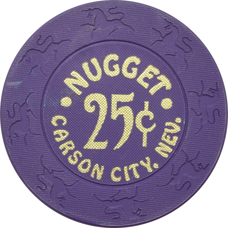 Carson City Nugget Casino Carson City Nevada 25 Cent Chip 1993