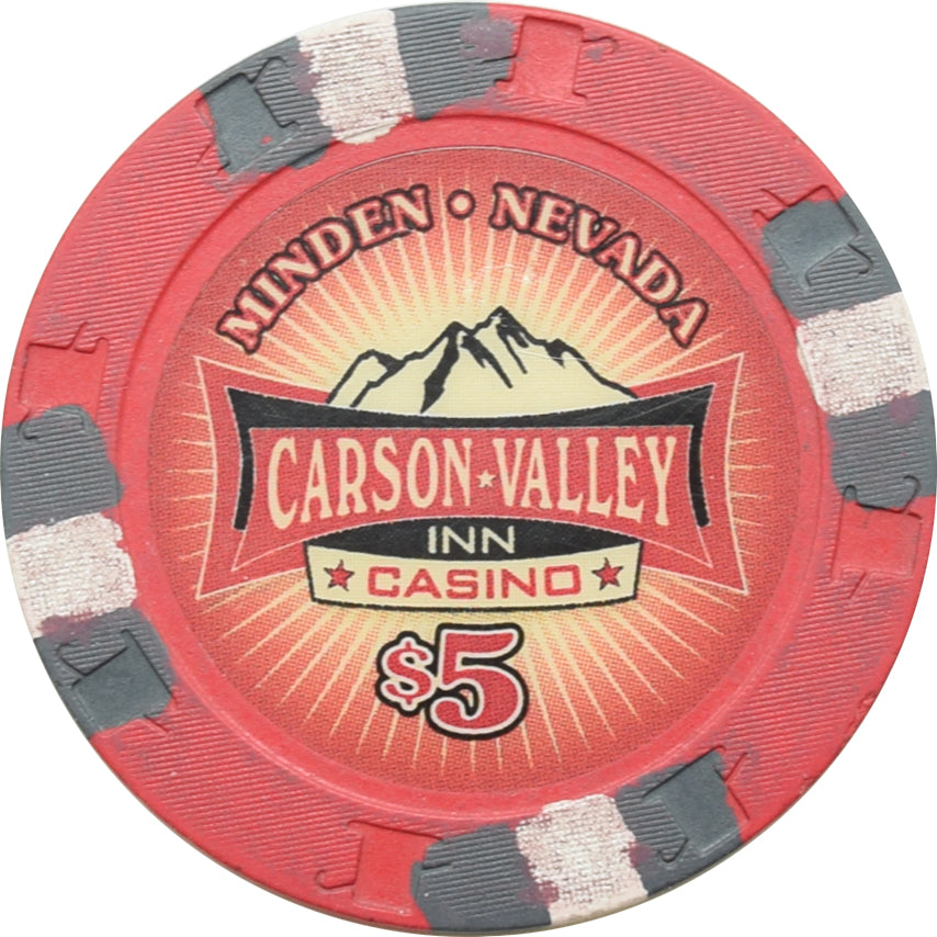 Carson Valley Inn Casino Minden Nevada $5 Chip 2013