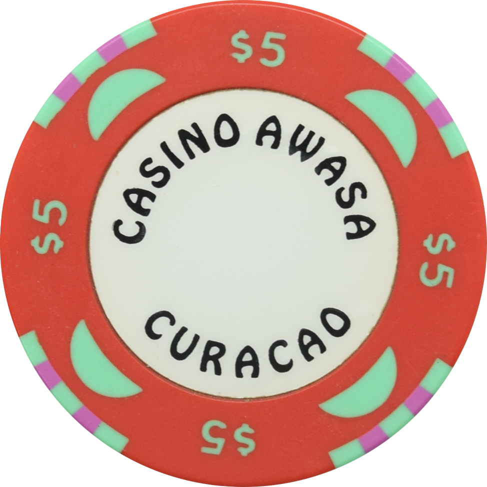 Casino Awasa Otrabanda Curacao $5 Red Chip