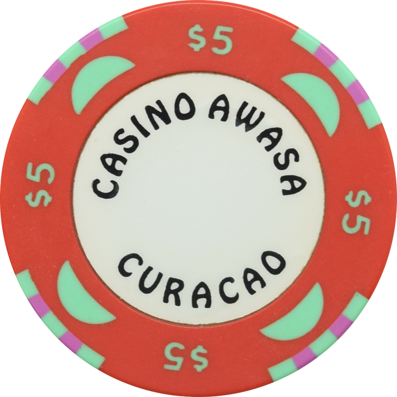 Casino Awasa Otrabanda Curacao $5 Red Chip