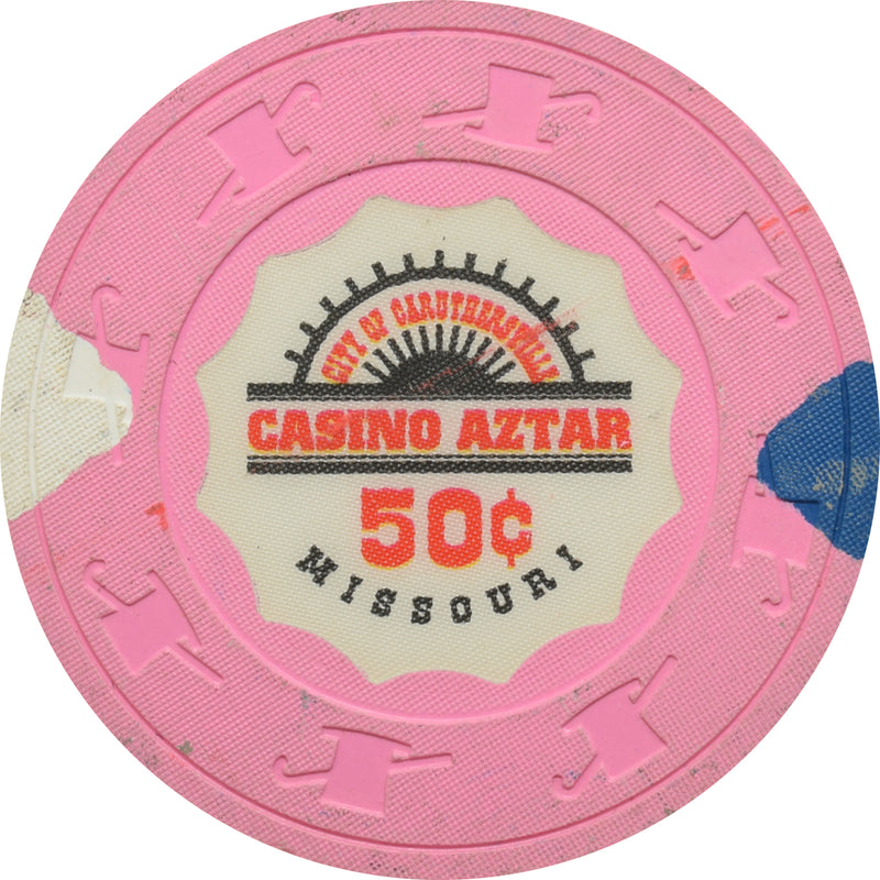 Casino Aztar Caruthersville MO 50 Cent Chip