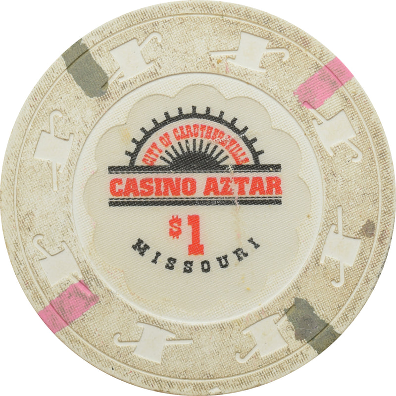 Casino Aztar Caruthersville Missouri $1 Chip