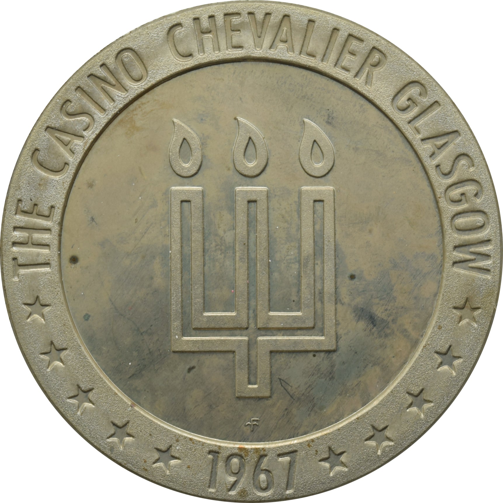 Casino Chevalier Glasgow UK Token 1967