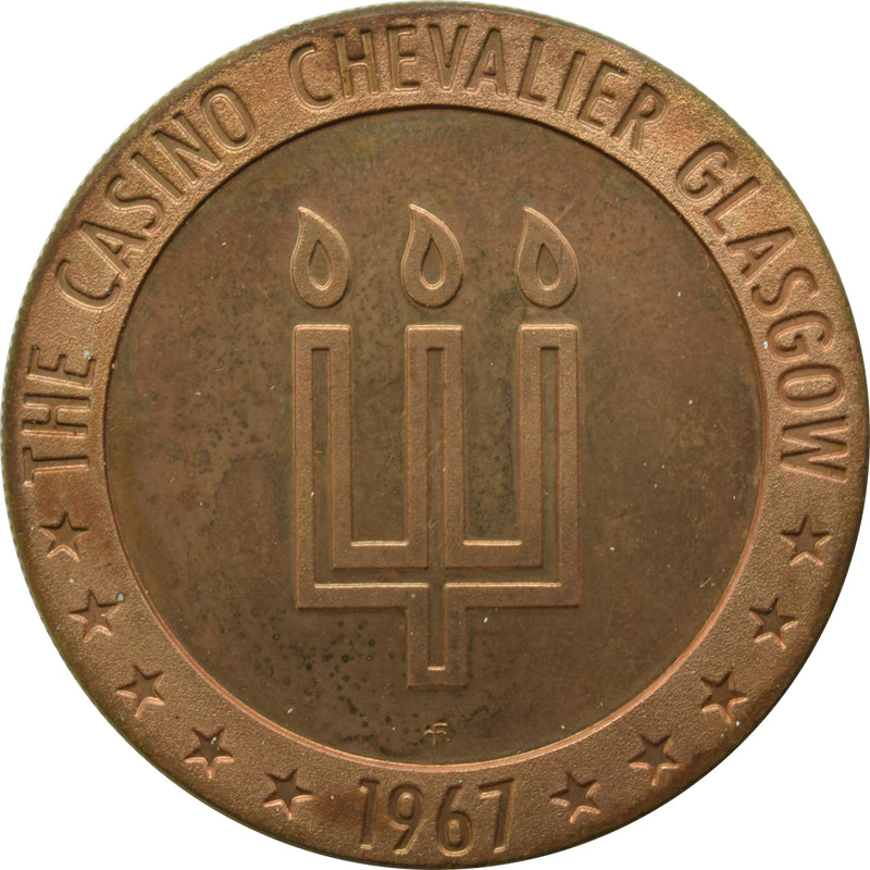 Casino Chevalier Glasgow UK Bronze Token 1967
