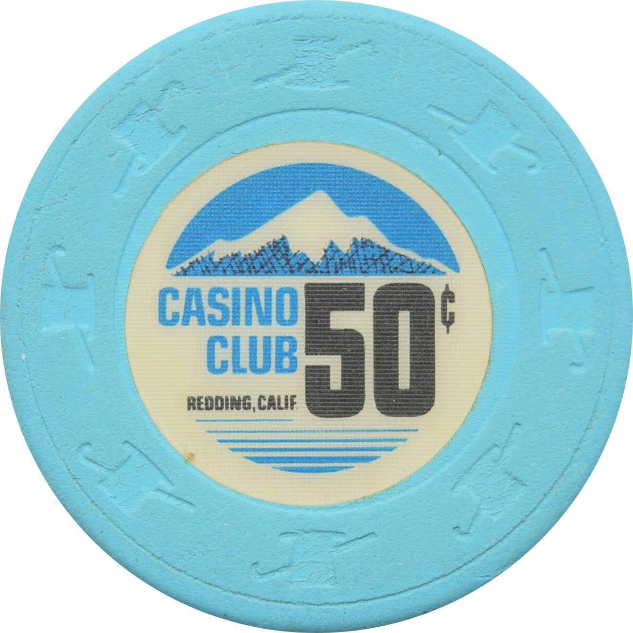 Casino Club Casino Redding CA 50 Cent Chip