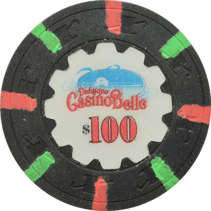 Dubuque Casino Belle Dubuque Iowa $100 Chip