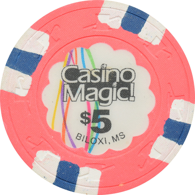 Casino Magic Biloxi Mississippi $5 Chip