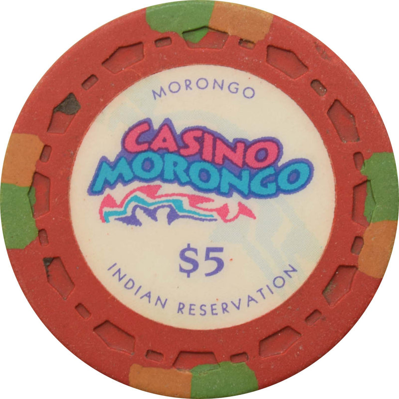 Casino Morongo Cabazon California $5 Chip