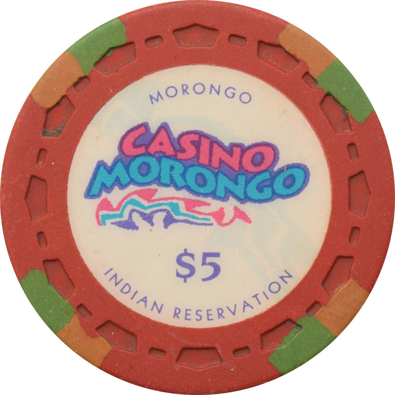 Casino Morongo Cabazon California $5 Chip