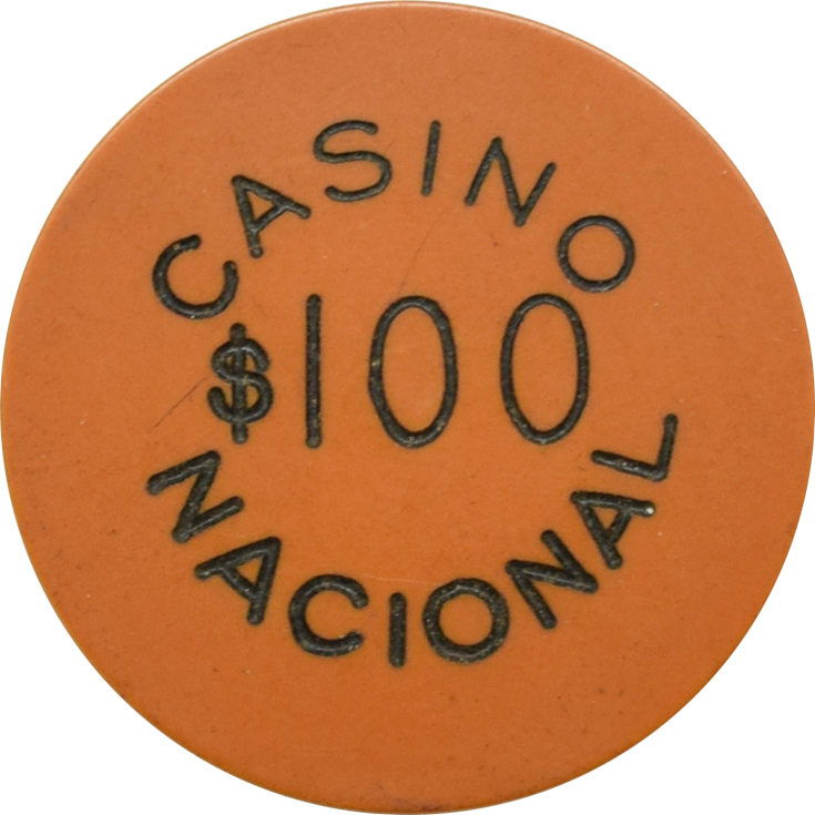 Gran Casino Nacional Habana Cuba $100 Chip