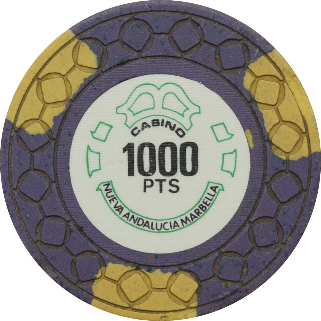 Casino Nueva Andalucia Marabella Spain 1000 pts SqInCr Chip