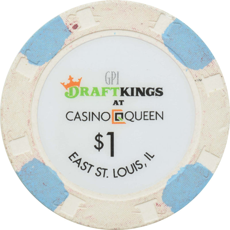 Casino Queen E St. Louis Illinois $1 Chip 2021