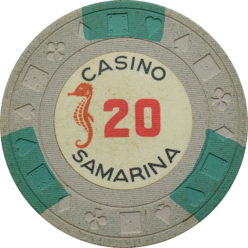 Casino Samarina Quito Ecuador $20 Chip