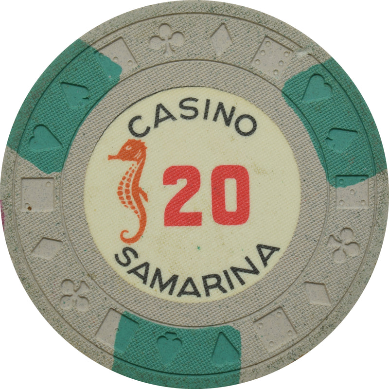 Casino Samarina Quito Ecuador $20 Chip