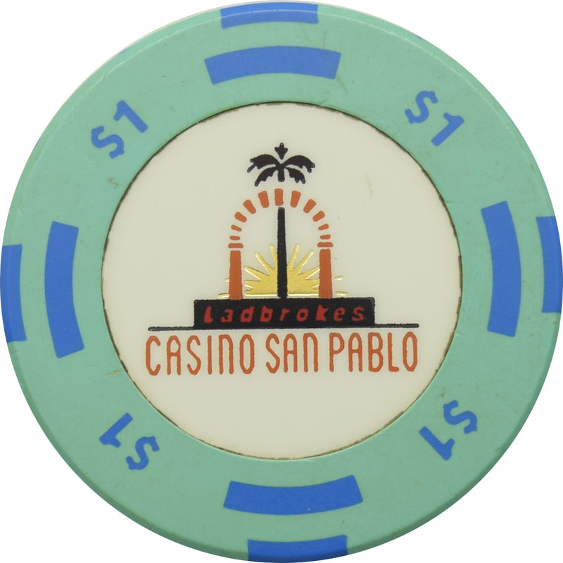Casino San Pablo San Pablo California $1 Chip