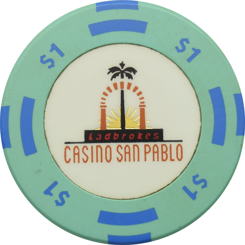 Casino San Pablo San Pablo California $1 Chip