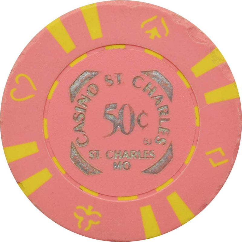 Casino St. Charles St. Charles Missouri 50 Cent Chip