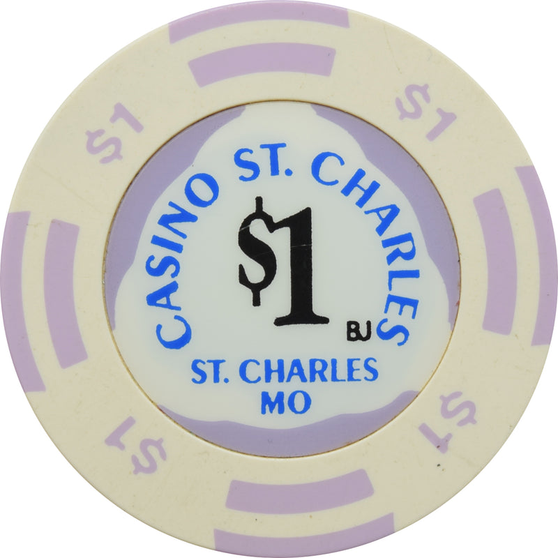 Casino St. Charles St. Charles MO $1 Chip