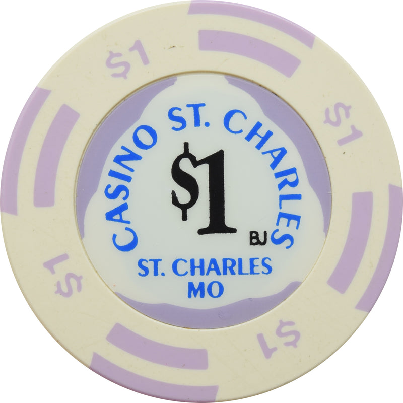 Casino St. Charles St. Charles MO $1 Chip