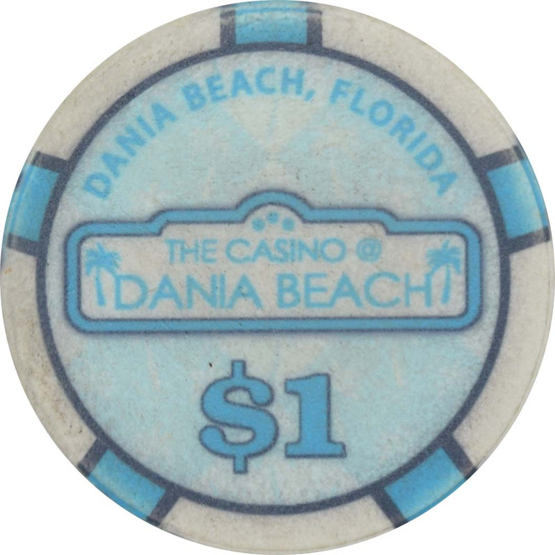 The Casino @ Dania Beach Dania Beach Florida $1 Chip