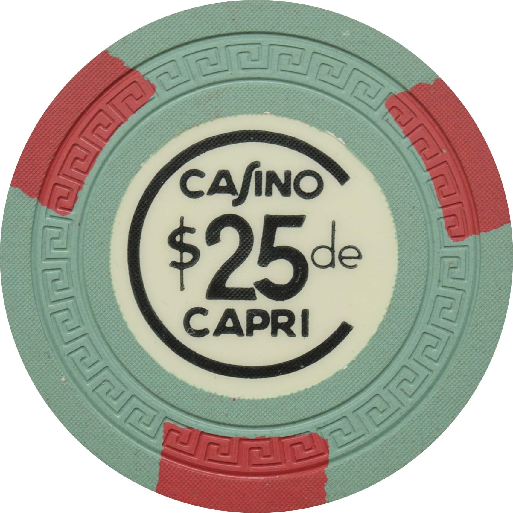 Casino de Capri Havana Cuba $25 Chip