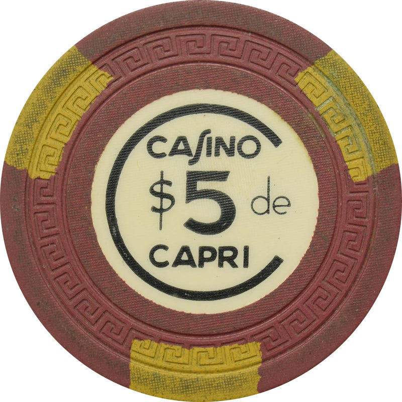 Casino de Capri Havana Cuba $5 Chip