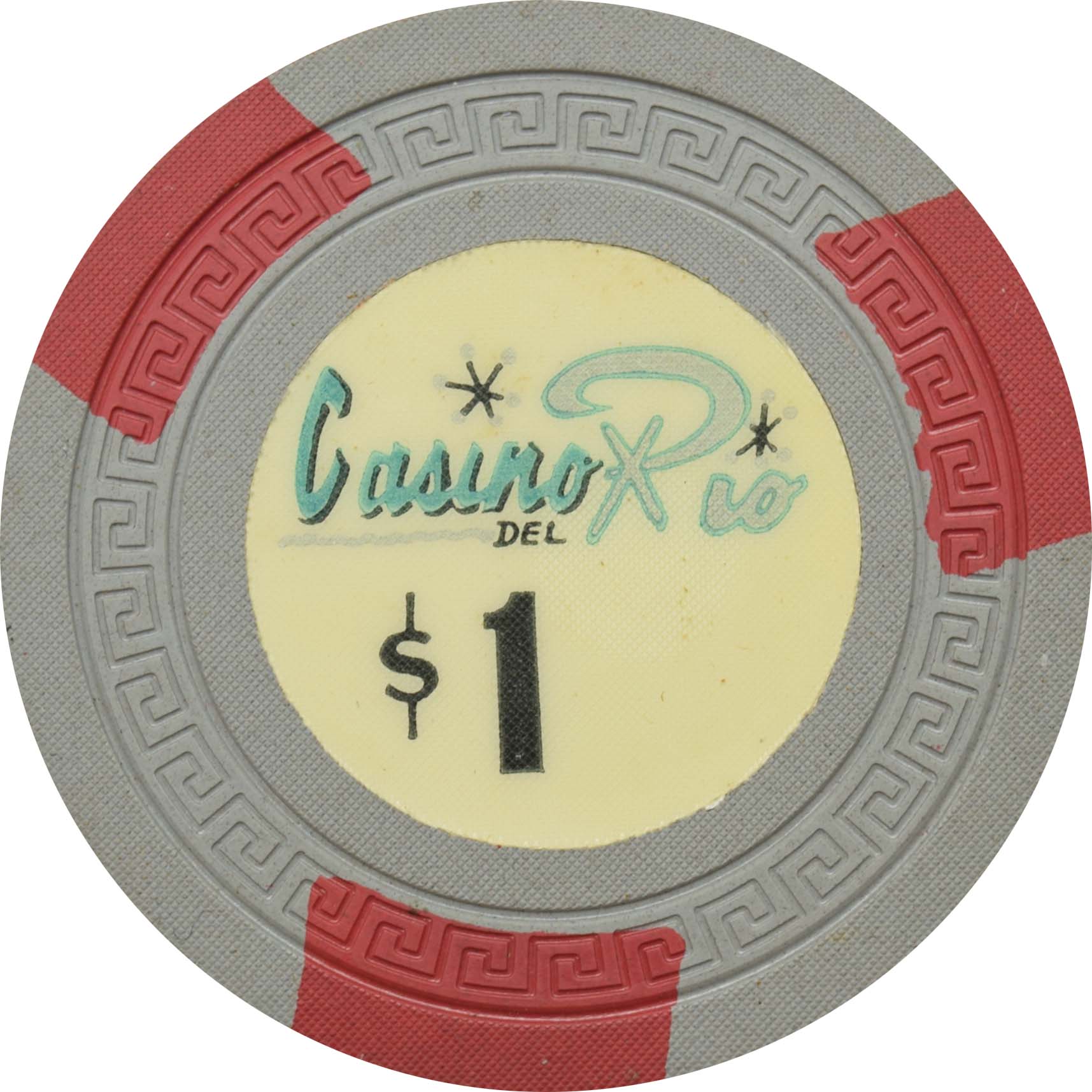 Casino Del Rio Havana Cuba $1 Chip