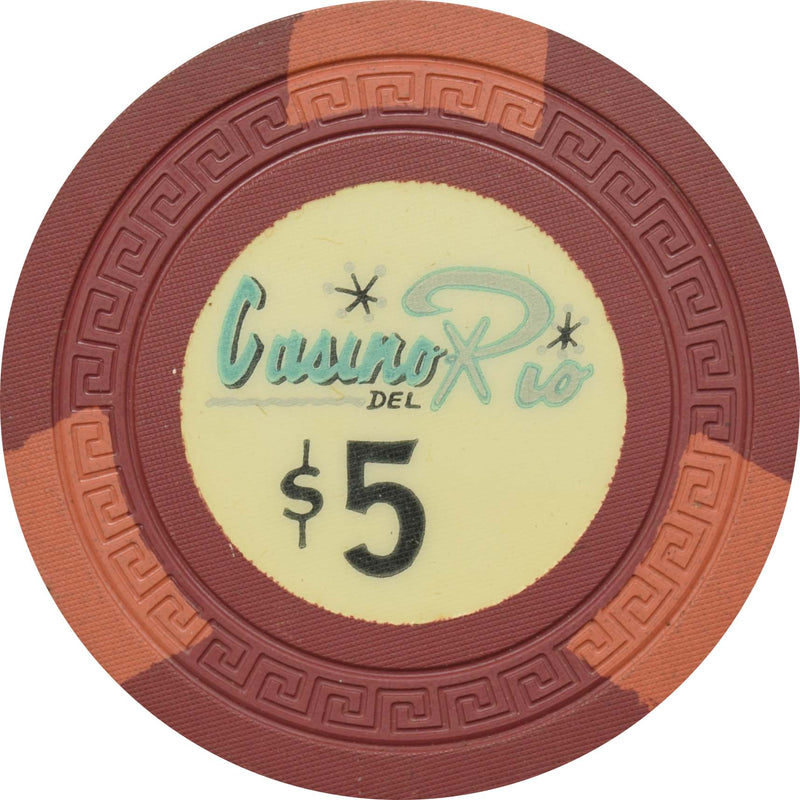 Casino Del Rio Havana Cuba $5 Chip