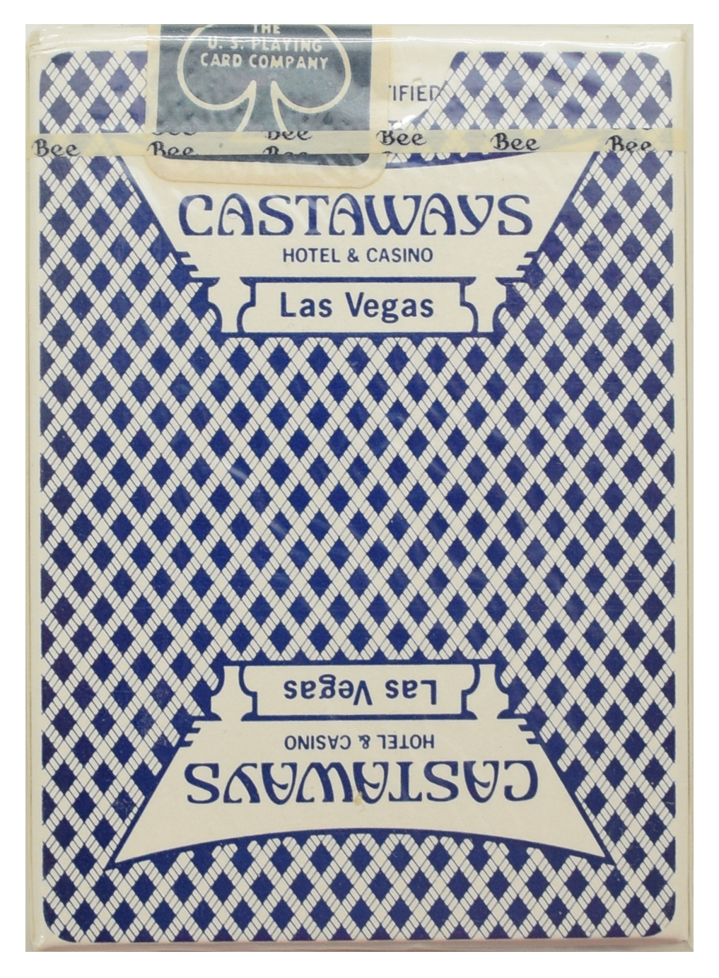 Castaways Casino Las Vegas NEW SEALED Blue Playing Card Deck