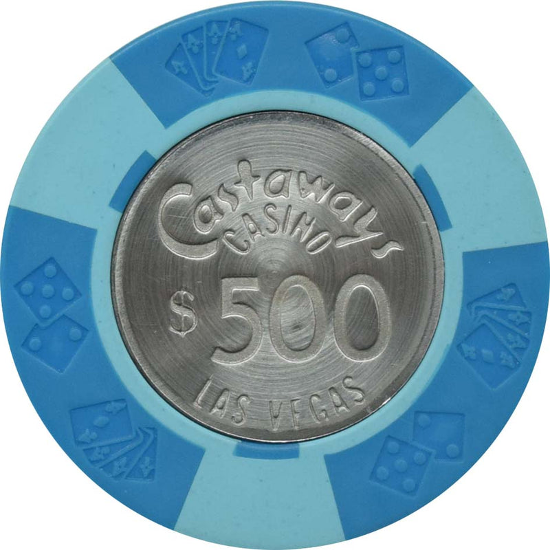 Castaways Casino Las Vegas Nevada $500 Incused Chip 1970s