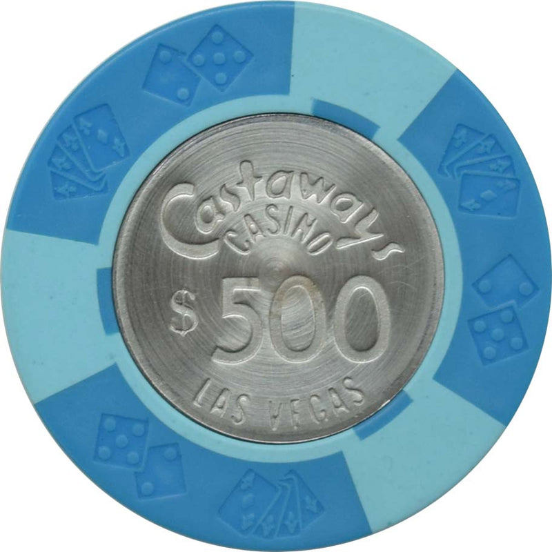 Castaways Casino Las Vegas Nevada $500 Incused Chip 1970s