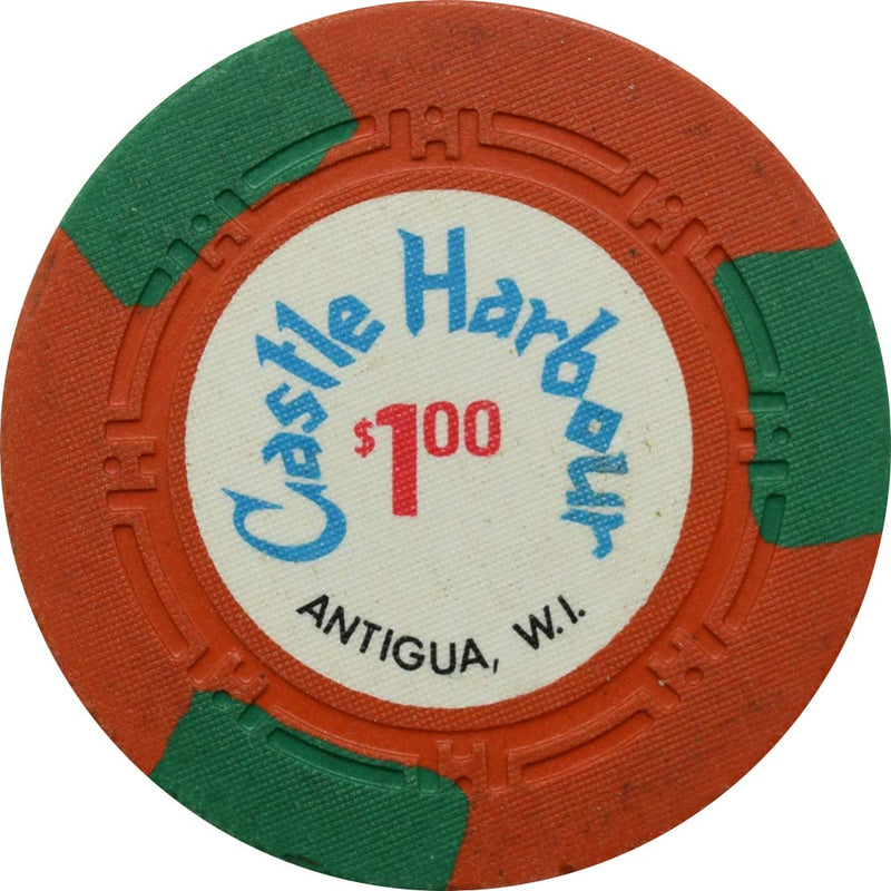 Castle Harbour Casino St. Johns Antigua $1 Chip