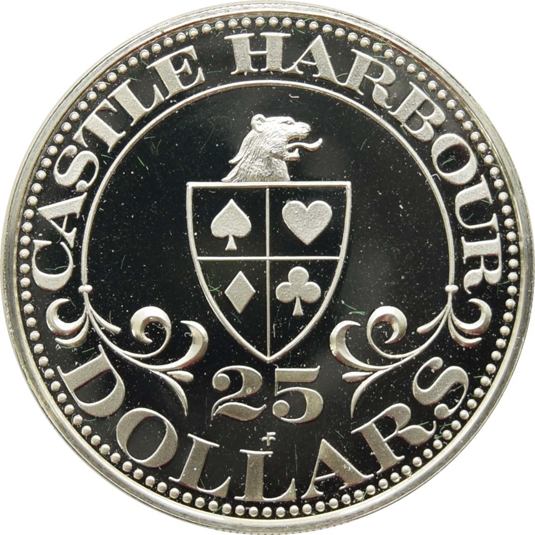 Castle Harbour St. Johns Antigua $25 Token